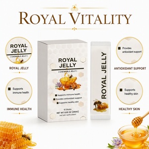 YANNI Boisson de Gelée Royale en Gros, Complément <span class=keywords><strong>Alimentaire</strong></span> au Ginseng et au Miel pour Adultes : Soutien Immunitaire, Énergie, Clarté Mentale, <span class=keywords><strong>Anti</strong></span>-Âge - Product Image 2