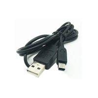 Câble de charge USB noir Escoson 1,2 m pour console DS Lite NDSL