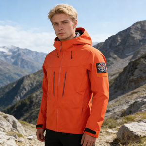 <span class=keywords><strong>Veste</strong></span> Hardshell Imperméable OEM à Badge d'Humeur Changeable pour Hommes & Femmes, Randonnée & Alpinisme en Plein Air Toute Saison - Product Image 3