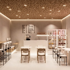 ออกแบบตกแต่งภายในร้านเบเกอรี่ ขนมหวาน ร้านกาแฟ พร้อมเฟอร์นิเจอร์โชว์สินค้า ตกแต่งครบห้อง ปรับแต่งได้ตามต้องการ ตู้โชว์กระจก ตกแต่งร้านกาแฟ - Product Image 1