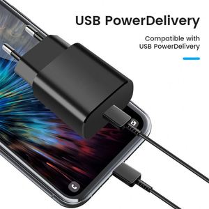 Tête de charge rapide PD 25W pour téléphones mobiles, chargeur de voyage européen, américain, britannique - Product Image 3