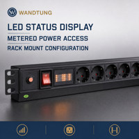 PDU intelligent pour rack, gestion de l'alimentation intelligente avec surveillance SNMP, prises C13 C19 pour l'infrastructure des armoires de serveurs