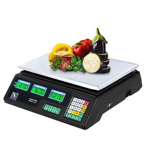 Veidt 계량 ACS-A9 디지털 가격 척도 40kg 계산 계량 표 계산 무게 및 가격 디지털 컴퓨팅 - Product Image 2