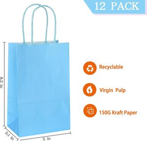 Sac de shopping de mariage en papier kraft épais avec poignée, vente chaude en usine - Product Image 2