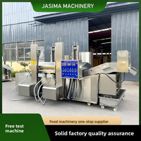 Industriële Automatische Frites Maken Machine Bananenchips Frituren Productielijn