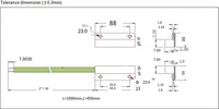 Capteur de vibration, interrupteur magnétique à lame NC, GSM, ABS, capteur de contact de porte/fenêtre à montage en surface filaire, application intelligente Tuya, installation facile
