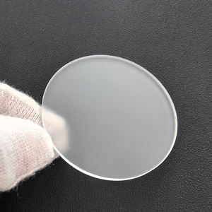 Personalizado redondo quartzo vidro discos uv luz transmitância sintético fundido sílica fosco vidro lente - Product Image 1