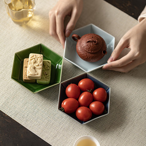 <b>Ceramic</b> Tea And Snack <b>Plate</b> Irregular Shape Porcelain Wedding Fruit Platter Home Use Creative Chinese Style - Product Image 5
