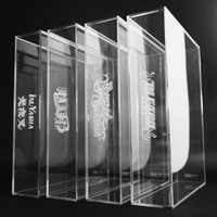 Vitrine de jeu vidéo en acrylique pour PS3 PS4 PS5 SNES N64 GameBoy Box Protector Clear Hard Game Storage Case