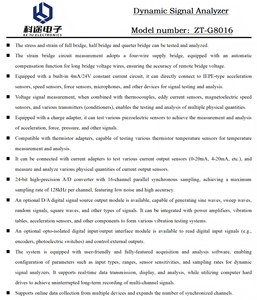 Controlador de Aquisição de Dados Analisador de Sinal Dinâmico DAQ Dispositivo de Análise de Resposta Dinâmica para Processamento de Dados de Múltiplos Sensores - Product Image 3