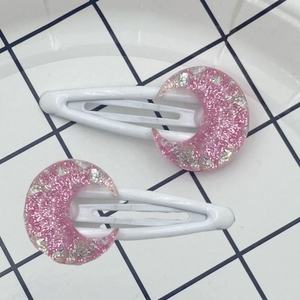 Juego de 2 Pinzas para el Cabello con Brillantina de Estrellas y Pentagramas para Niñas, Accesorios para el Cabello para Fiestas - Product Image 4