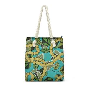 Hawaïen Kukui écrou arbre dame sac fourre-tout impression sur demande livraison directe vacances sac à main élégant pratique corde sac à provisions pour les femmes 62 - Product Image 2