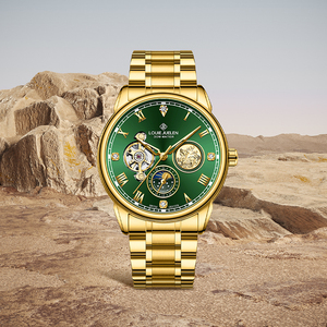 <span class=keywords><strong>Montre</strong></span> mécanique <span class=keywords><strong>automatique</strong></span> pour <span class=keywords><strong>homme</strong></span> LOUIE JUELEN, tendance, lumineuse, étanche, haut de gamme, simple, 20 mm - Product Image 3