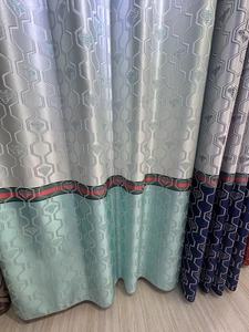 <span class=keywords><strong>Arredamento</strong></span> per la casa soggiorno in tessuto camera da letto tessuto Jacquard ritardante di fiamma isolato moderno formato personalizzato 100% tende - Product Image 4