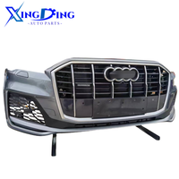 Venta al por Mayor de Piezas de Vehículos Desmontadas de Segunda Mano para Audi Q7, Parachoques Delantero Completo con Rejilla y Ventilador de Refrigeración, Faros Delanteros