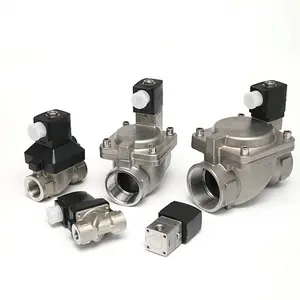 IP65 SS316 stainless steel pilot operated solenoid valve 1/4 "to 2" pilot diaphragm type water solenoid valve for all industrie