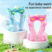 Bouée de natation gonflable pour enfants Swimbobo, motif dessin animé, rose, taille F
