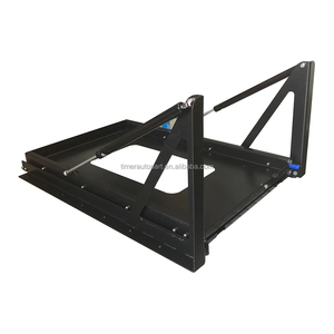 Réfrigérateur de 28 pouces 40L pour SUV et Pick-up, kit intérieur pour véhicule tout-terrain, avec glissière coulissante métallique inclinable, boîte de transport de marchandises arrière pour extérieur - Product Image 2