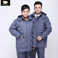 Chaqueta de Algodón Gruesa y Cálida para Invierno, Overol de Trabajo con Múltiples Bolsillos, Unisex, para Fábrica, Soldadura, Transporte, Protección Laboral, CE