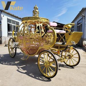 Charrette de luxe classique en forme de citrouille, chariot électrique pour la visite touristique, transport spécial - Product Image 5