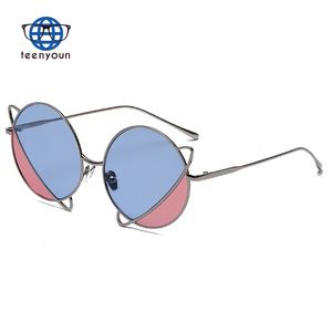 Женские солнцезащитные очки в металлической оправе - Product Image 2