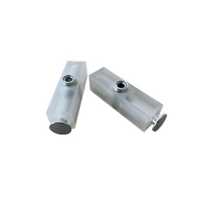 กุญแจล็อคเฟอร์นิเจอร์พลาสติกสีขาว หัวกลมใหญ่ 18 มม. ยี่ห้อ Huayi Parts  แบบ 13 ตัว สำหรับตู้  พร้อมตัวเชื่อมต่อ - Product Image 1