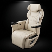 Siège VIP de luxe confortable en microfibre imperméable pour amélioration intérieure de fourgonnette, compatible MPV Carnival Toyota Sprinter Hengxin Alphard