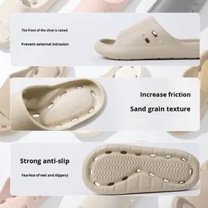 Chaussons <span class=keywords><strong>de</strong></span> douche antidérapants imperméables pour femmes et hommes, confortables et doux, pour la maison, chaussures <span class=keywords><strong>de</strong></span> bain pour femmes, tongs imperméables en gros - Product Image 2