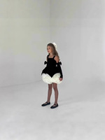 Robe de demoiselle d'honneur de mariage princesse, broderie florale moelleuse, applique, satin lustré, haute couture, fête d'anniversaire, 2026