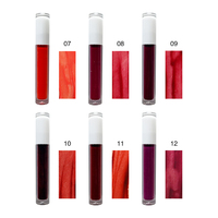 Teinture liquide haute pigmentation, aspect naturel, imperméable, OEM, teinte pour les lèvres et les joues, logo personnalisé, vente en gros, marque privée, gloss à lèvres