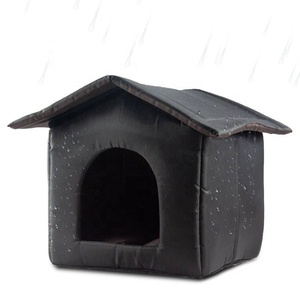 Grand chenil résistant à l'eau pour chien en plein air, résistant aux intempéries, maison pour chat pour abri errant ou villa - Product Image 5