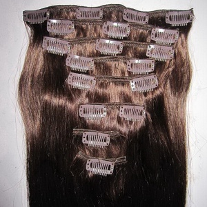 Extensiones de Cabello Humano Remy con Clip, Color Negro Natural Brasileño, Gran Venta 2021 - Product Image 3