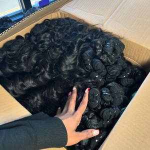 Extensiones de Cabello Vietnamita y Camboyano de Alta Calidad 15A con Cutícula Alineada, Trama de Cabello Virgen sin Procesar Doble Extracción Ondulado RAW - Product Image 3