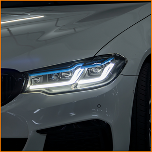 Para <span class=keywords><strong>BMW</strong></span> Serie 5 G30 G38 2017-2020, Faros Delanteros LED Láser con Aspecto de M5 Competition, Plug and Play, Sin Cambio de Parachoques, Lámpara Delantera - Product Image 6