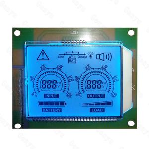 ODM OEM tùy chỉnh TN LCD module màu xanh Backlit Màn hình <span class=keywords><strong>7</strong></span>-phân đoạn hiển thị 12-o 'clock xem hướng tiêu cực transmissive chế độ - Product Image 4