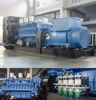 Générateur diesel conteneurisé JIANGHAO JHM-2000GF 2000 kW/2500 kVA avec moteur série MTU, démarrage 24 V CC, usage industriel