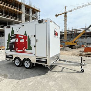 Baño Móvil Industrial, Remolque de Baño Portátil a Prueba de Polvo para Plantas de Cemento y Sitios de Procesamiento de Polvo al Aire Libre - Product Image 2