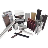 Profil de montage en aluminium ningbo et accessoires de clip porte en verre pour cuboard pour fenêtres à battants