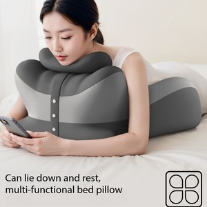 Gối tình yêu đa năng nâng cấp, tư thế thoải mái, làm từ mút nhớt, có thể điều chỉnh độ cứng, gối cho người lười, gối đôi - Product Image 6