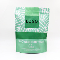 Pastilles de douche effervescentes grand format, emballées individuellement, formule naturelle sans parabène, sûres pour une utilisation quotidienne à domicile ou en spa, ODM