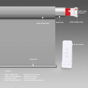 Động Cơ Hình Ống Yên Tĩnh 25Mm Bán Chạy 2023 Cho Nhà Thông Minh Rèm Cuốn Có Động Cơ ERB25 BOFU Điều Khiển Từ Xa Động Cơ Không Ồn - Product Image 3