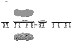 كرسي طاولة طعام من الراتنج الكريستالي الشفاف الفاخر من JingYue بتصميم مخصص، مصنوع يدويًا لغرفة المعيشة والفنادق والنوادي - Product Image 6