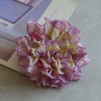 Fleur artificielle réaliste en velours de haute qualité, faite à la main, Dahlia Chrysanthème, pour décoration intérieure, mariage, fête à domicile