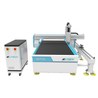 UTECH 1325 1530 Routeur CNC CCD 4 axes avec système de position visuelle avec caméra pour meubles en mousse de signalisation