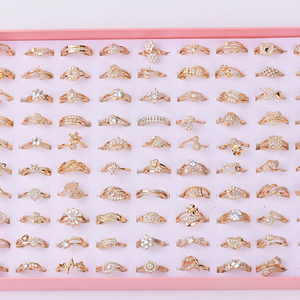 Wholesale Non Fade Custom Wedding <strong>Ring</strong> <strong>Set</strong> 18K <strong>Gold</strong> Plated Engagement 5A Cubic Zirconia Jewelry <strong>Ring</strong> <strong>Set</strong> - Product Image 5