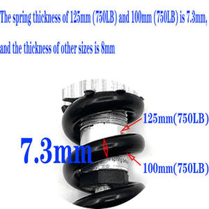 Amortiguador Trasero de 100MM 125MM 150MM 180MM 190MM 200MM para Minimoto ATV <span class=keywords><strong>Scooter</strong></span> Eléctrico Mini Pocket Bike de 47cc 49CC - Product Image 6