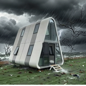 En çok satan uzay kapsülü prefabrik ev fabrika fiyat Modern tasarım özelleştirilebilir - Product Image 5