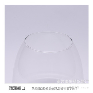 Transparent Glass Hydroponic <b>Vase</b> With Wooden Base For Indoor Plants Decorative Tabletop Use - Product Image 3