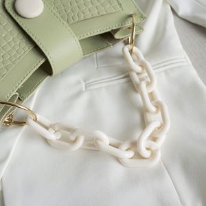 Nuevo diseño, cadena grande verde, cierre de modelado, <span class=keywords><strong>Revista</strong></span> de Comercio, bolsos informales para <span class=keywords><strong>mujer</strong></span>, bolsos de mano para <span class=keywords><strong>mujer</strong></span> - Product Image 5