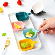 Platos de Porcelana Esmaltada Mini Ecológicos Desechables con Grabado para Salsas, Ketchup y Especias, Ideales para el Regreso a Clases - Product Image 3
